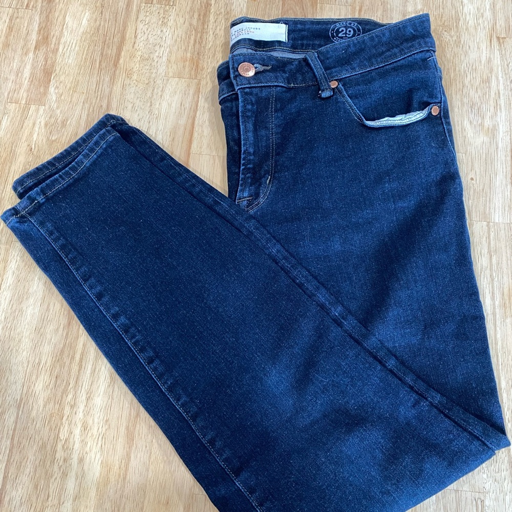 Marc by Marc Jacobs Lola Crop Skinny Jeans Size 29 Dark Wash Stretch